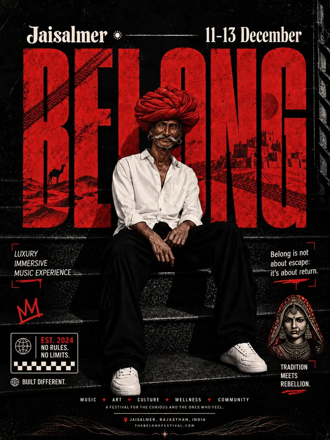BELONG FESTIVAL: poster · campaign